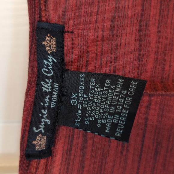 Rust and black tunic - Picture 3 of 9